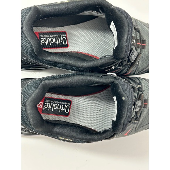Salomon X Ultra Gore-Tex Hiking Shoes Black Grey Coral Womens 8 398685 - Picture 8 of 13